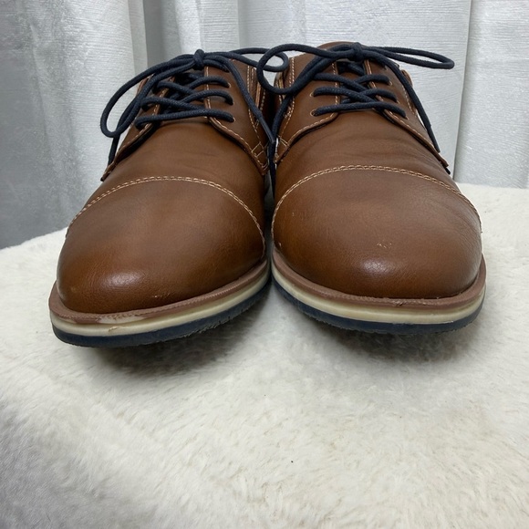 Tommy Hilfiger Men’s Urban Casual Oxford Shoes in Cognac & Navy Sz US 8 main image 9